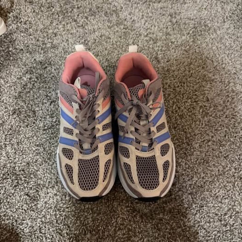 H&M Blush Pink & Blue Chunky Sneakers 9.5